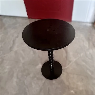 Træ sort rundt bord