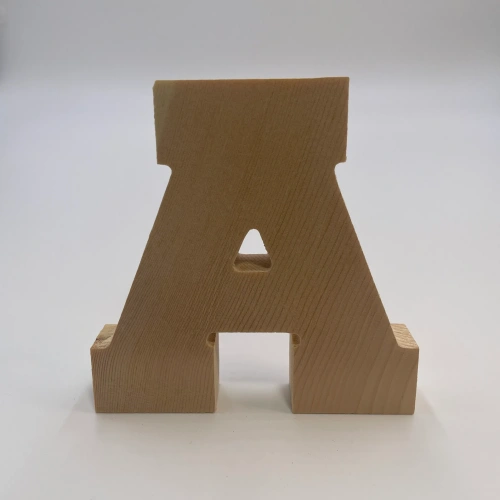 Træbogstav A
