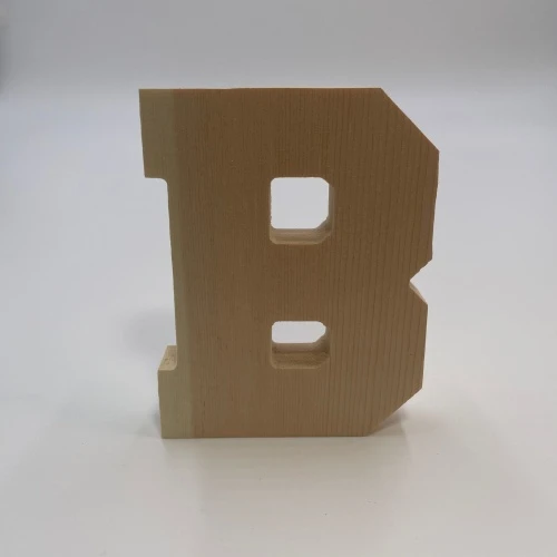 Træbogstav B