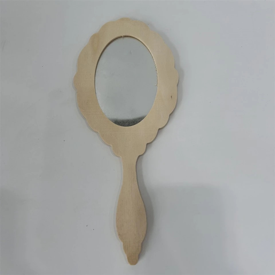 Træ diy spejl