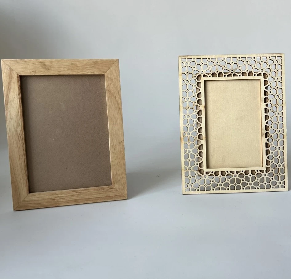 Træ DIY -fotoramme